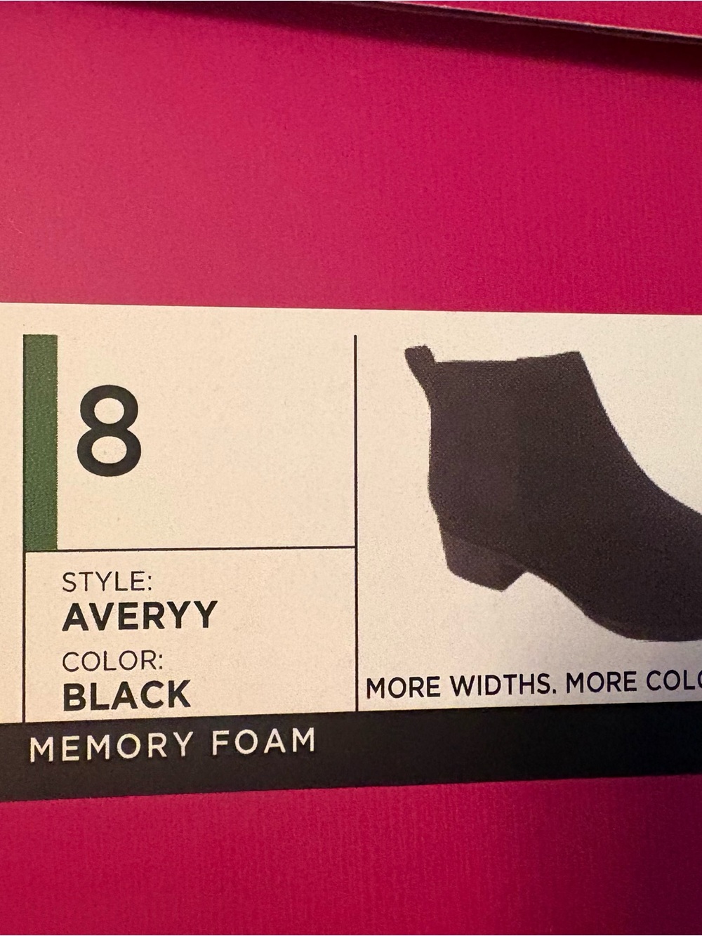SO Avery Black Ankle Bootie with Low Stacked Heel
